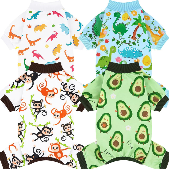 XPUDAC pijama para perros con patrón aguacate, ideal para dormir cómodo
