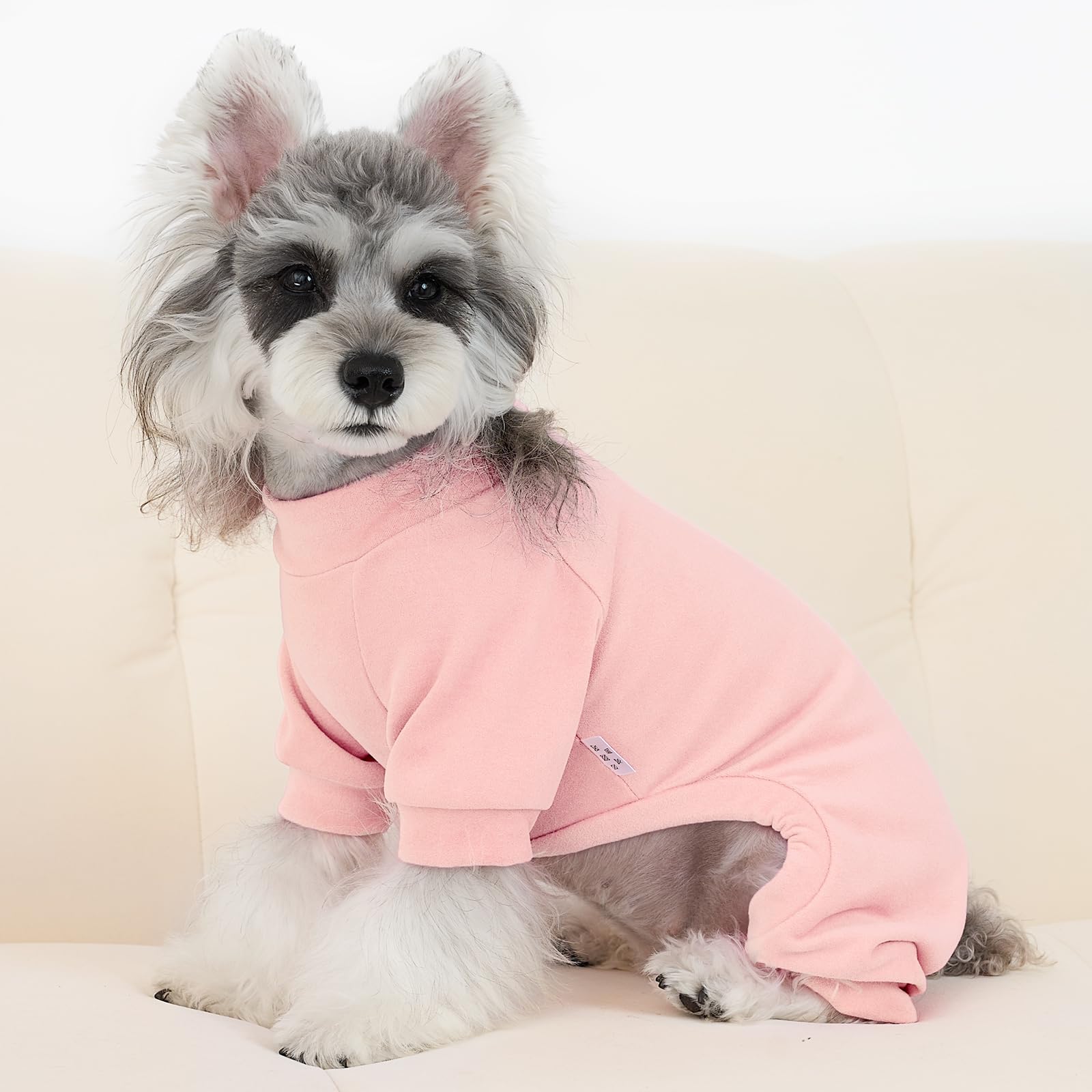 XPUDAC pijama para perro: diseño ponible por la cabeza facilita vestirlo.