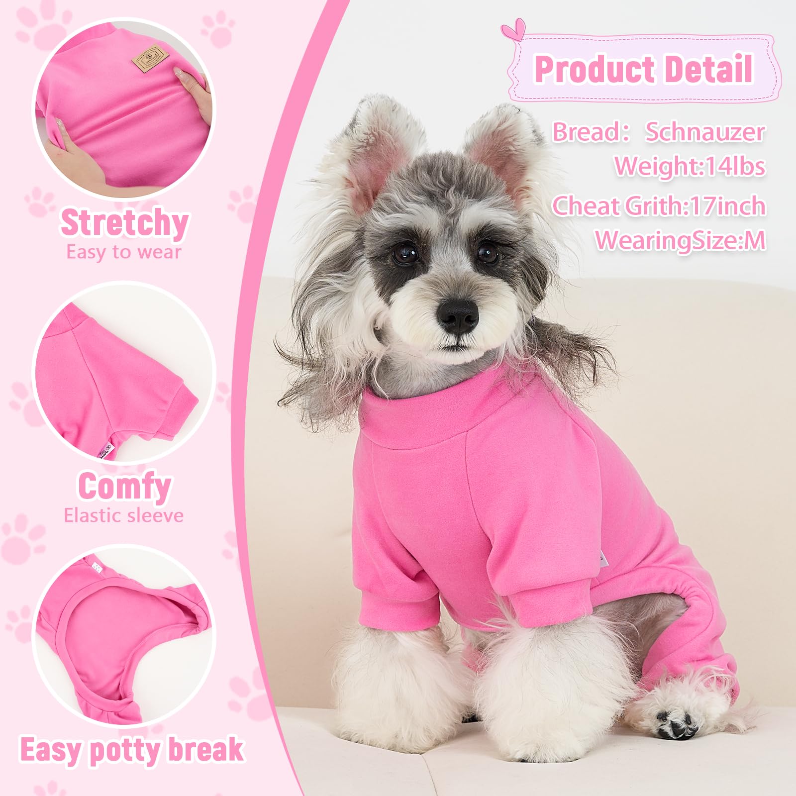XPUDAC pijama para mascotas: ideal para fiestas o sesiones de fotos.