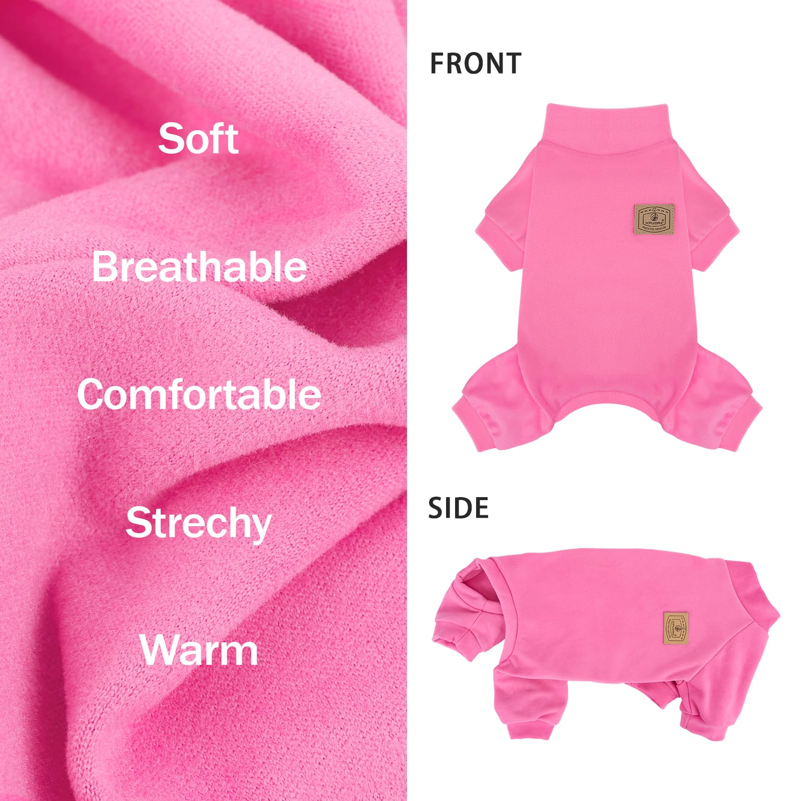 XPUDAC pijama de talla XXL: ajuste cómodo para pecho amplio.