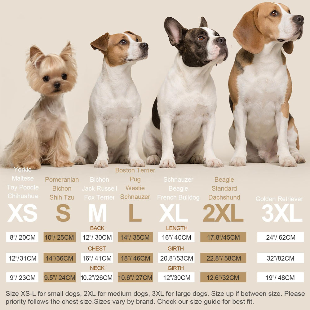 XPUDAC pijamas para perros pequeños con banda elástica para mejor ajuste