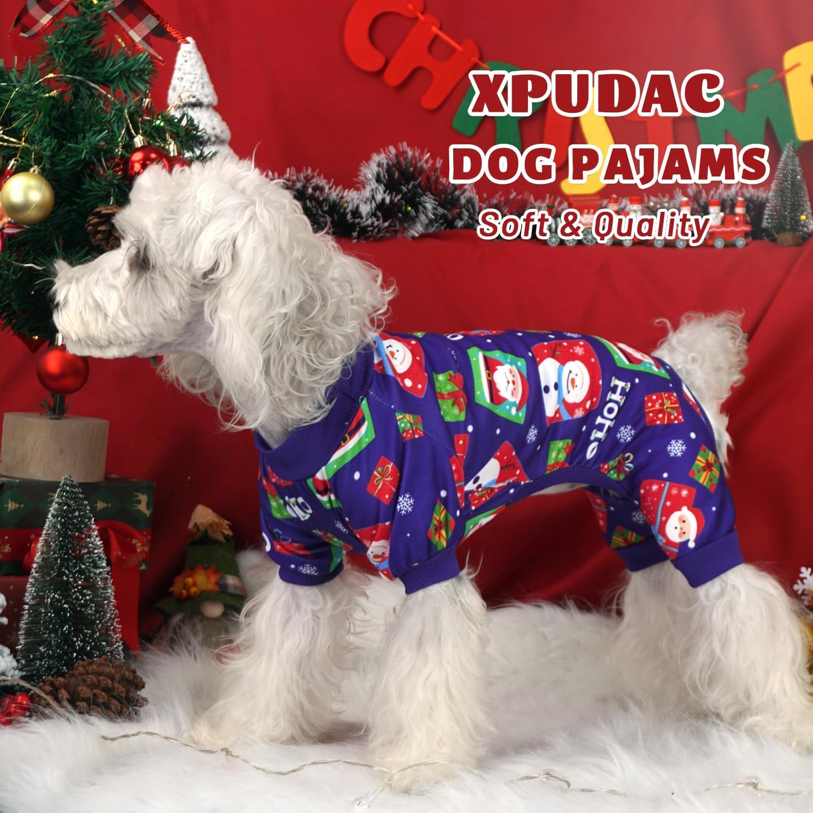 Xpudac pijamas con ajuste elástico, cómodo movimiento.