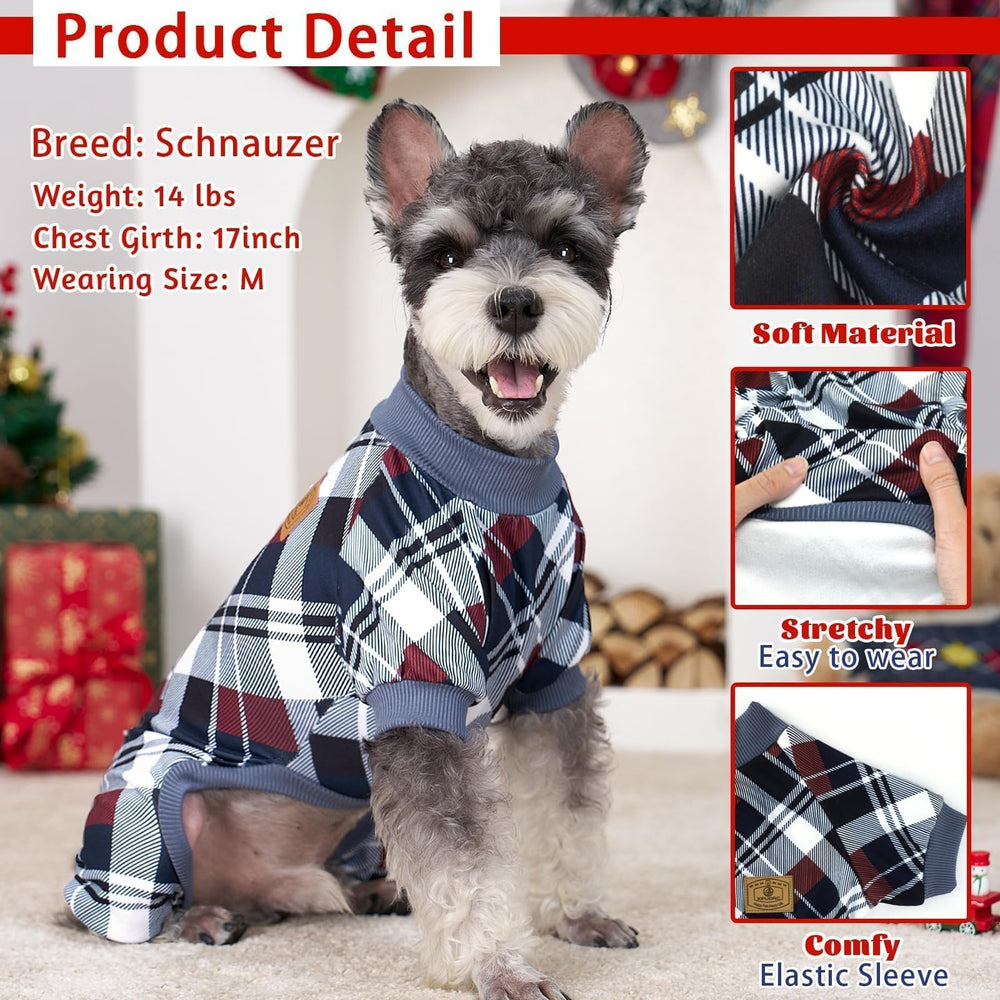 XPUDAC pijamas para perro suave, tejido cómodo y elástico
