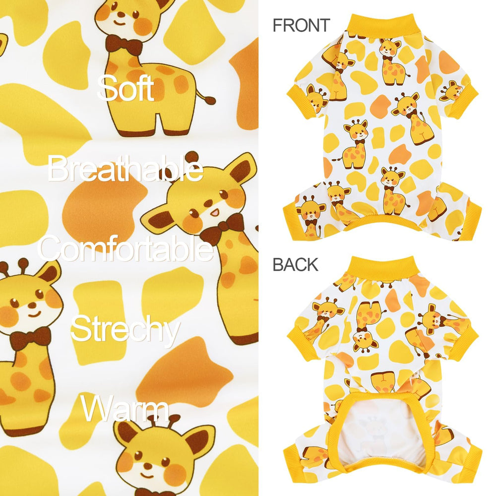 XPUDAC conjunto de 4 pijamas, ideal para varias mascotas