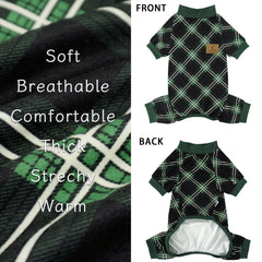 XPUDAC pijamas para perro, diseño paso fácil para vestir fácilmente.