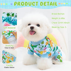 XPUDAC pijamas para perro con mono, perfecto para paseos
