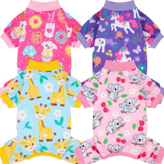 XPUDAC pijamas para perros, paso fácil para vestir y descansar.