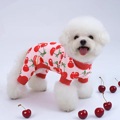 XPUDAC pijamas para perro pequeño, vista posterior con diseño divertido