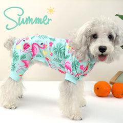 XPUDAC pijamas con flor para perro pequeño, brindan comodidad durante el descanso.