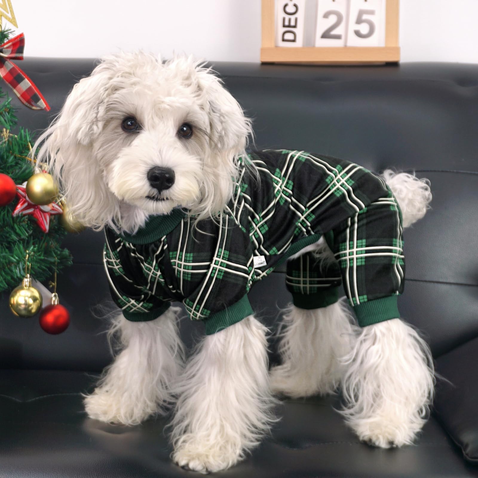 XPUDAC pijamas para perro, talla media con ribete elástico cómodo.