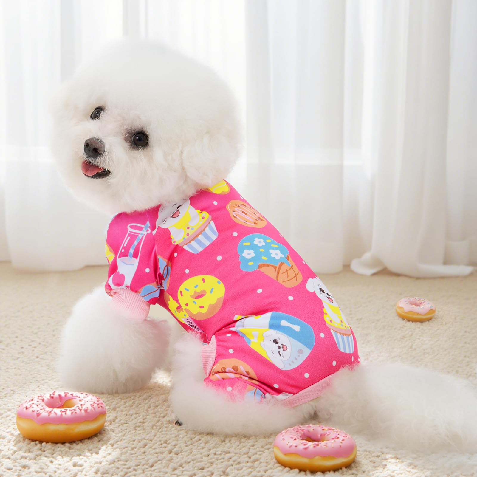XPUDAC pijamas para perros, cuatro patrones distintos para cada ocasión.