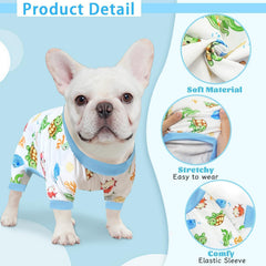 XPUDAC pijamas para perros pequeños con patrones divertidos para fotos y juego.