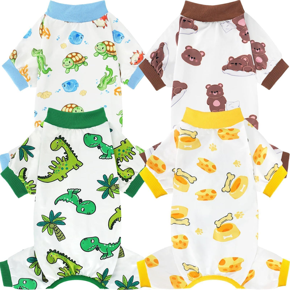 XPUDAC pack de pijamas para perros pequeños, comodidad lista para dormir