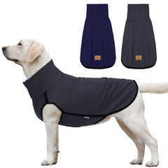 XPUDAC sudadera para perro cuello alto frontal: mantiene cálido durante paseos.
