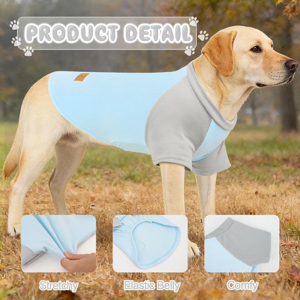 XPUDAC sudadera para perro diseños sólidos y a rayas.