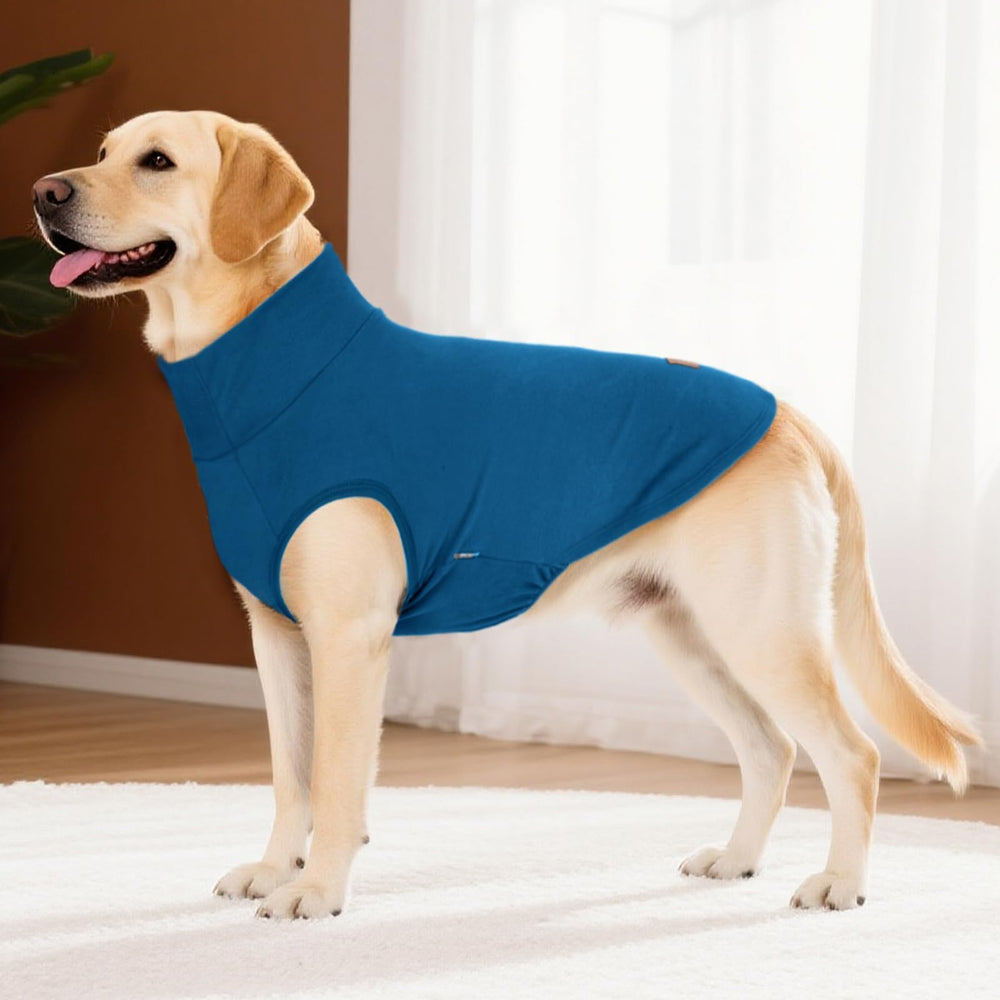 XPUDAC suéter de invierno para perros, mantiene el calor sin restringir movimiento.