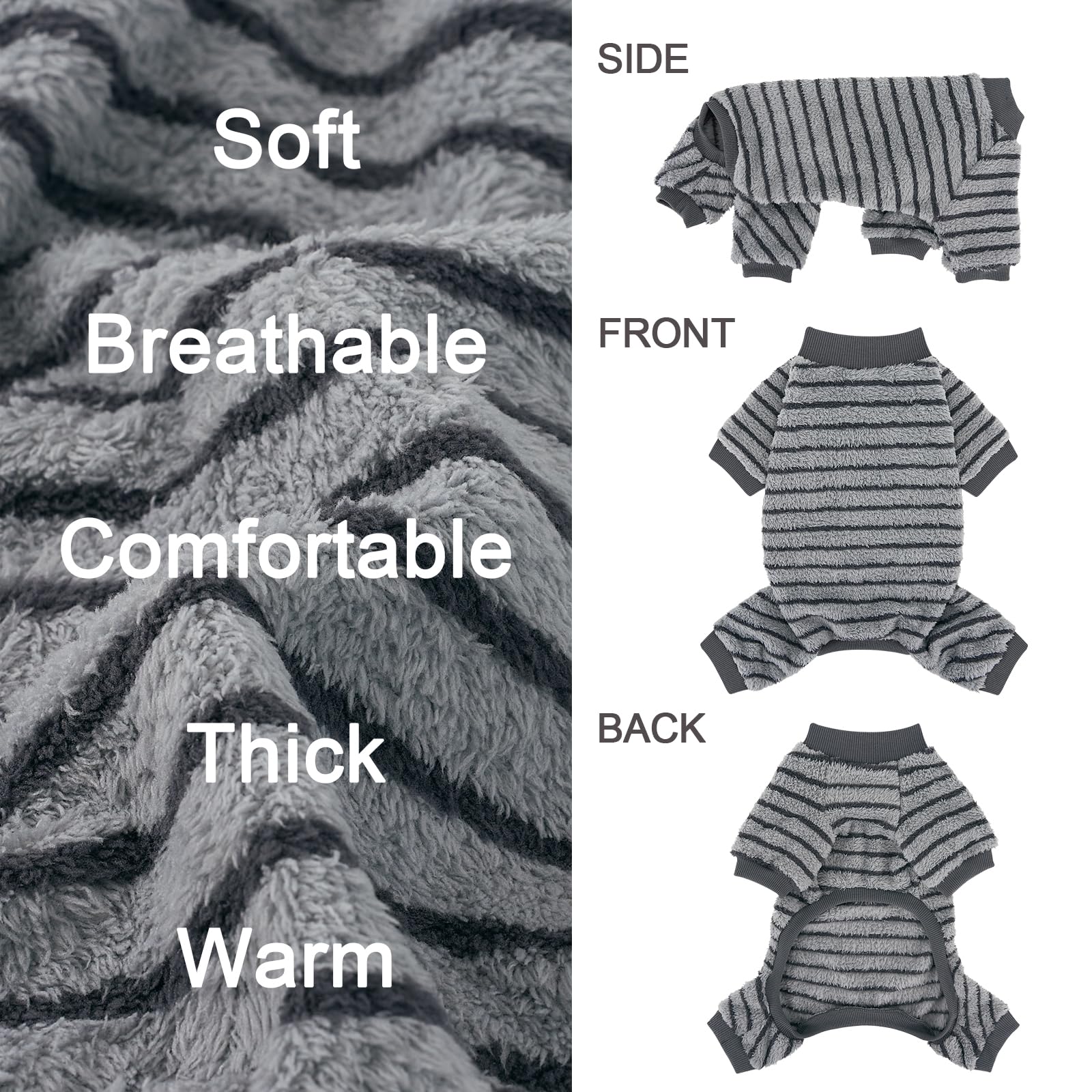 XPUDAC textura fleece grueso brinda abrigo cómodo para días fríos