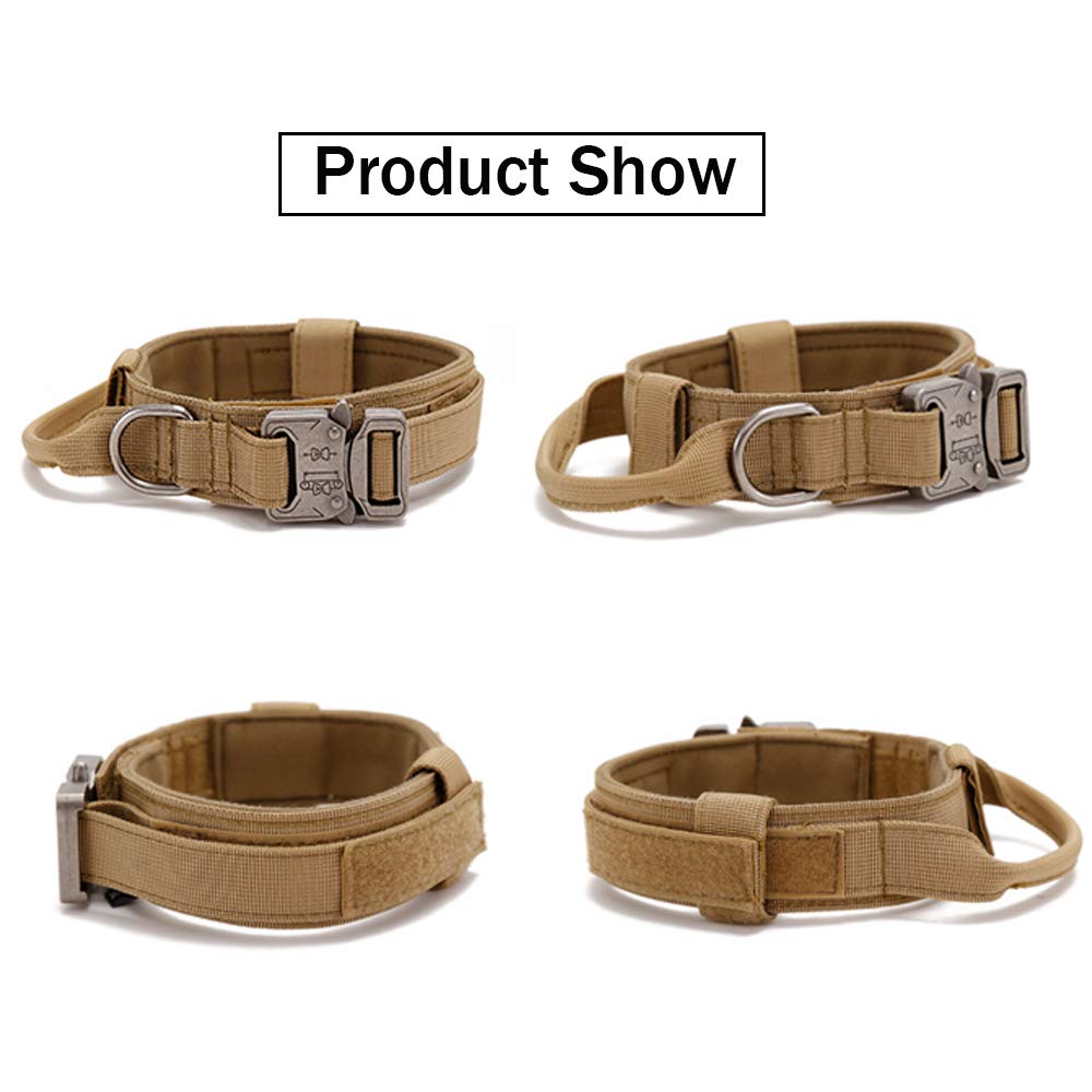 Xqpetlihai collar con asa de control para guiar al perro