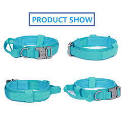 Xqpetlihai collar con asa de control, facilita manejo durante paseo.