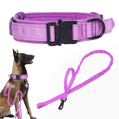 Xqpetlihai collar militar de nylon duradero para perros grandes, ideal para entrenamiento al aire libre