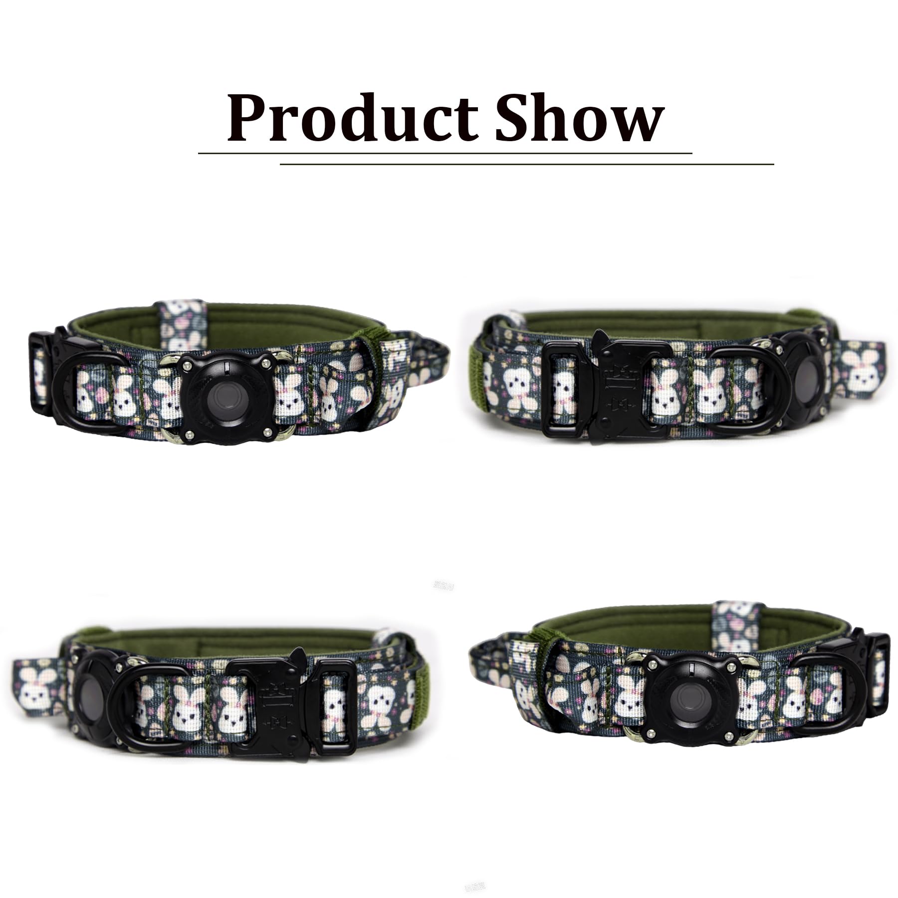 Collar Xqpetlihai con cierre de metal y doble seguridad para mayor fiabilidad.