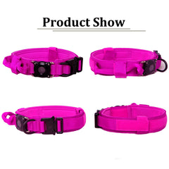 Xqpetlihai collar de nylon 1000D, duradero y cómodo para uso diario.