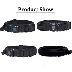 Collar Xqpetlihai de nylon 1000D, resistente para perros grandes.