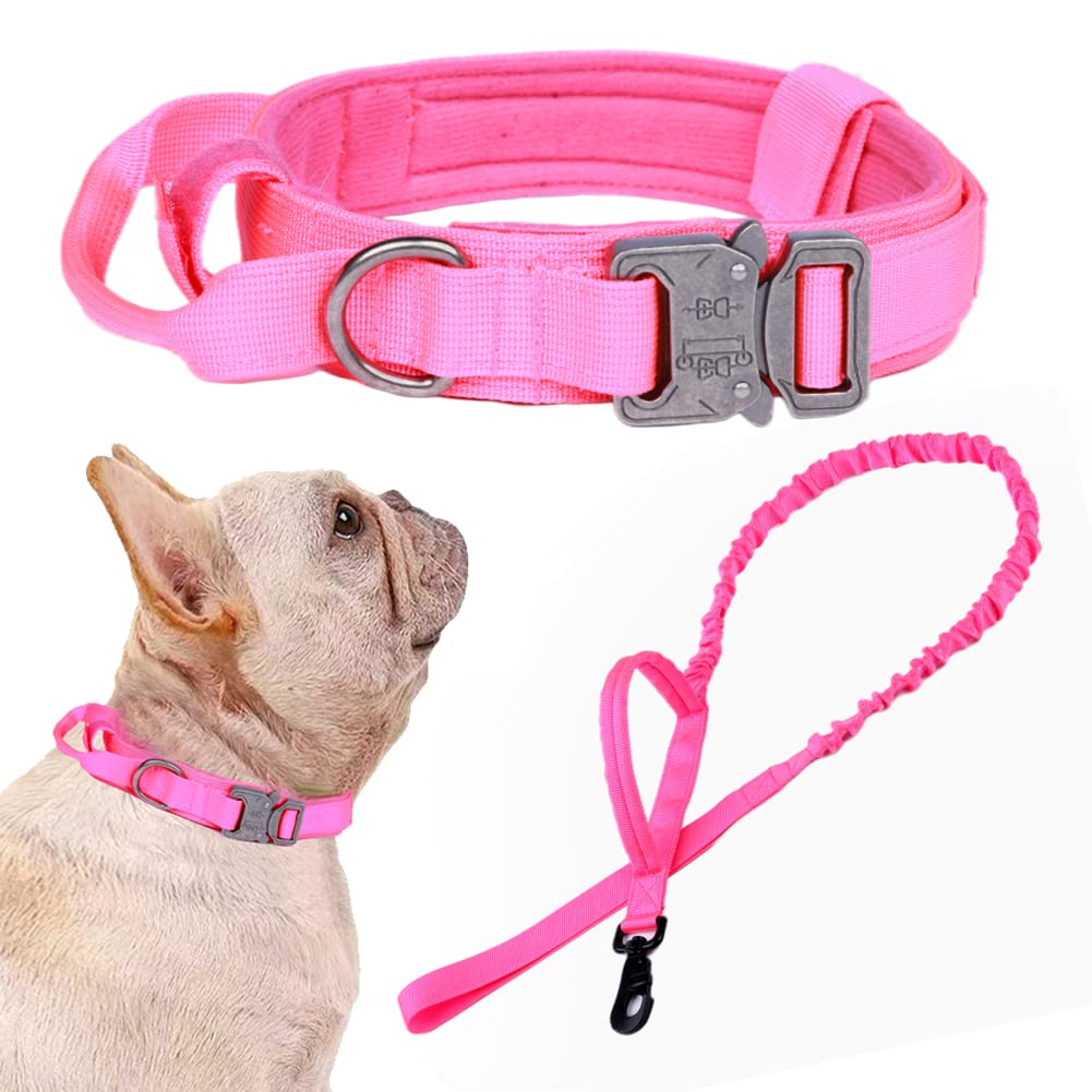 Xqpetlihai collar de fibra sintética 1000D, duradero y cómodo para perros grandes.