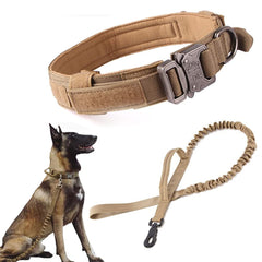 Xqpetlihai collar táctico con asa de control para entrenamiento seguro.