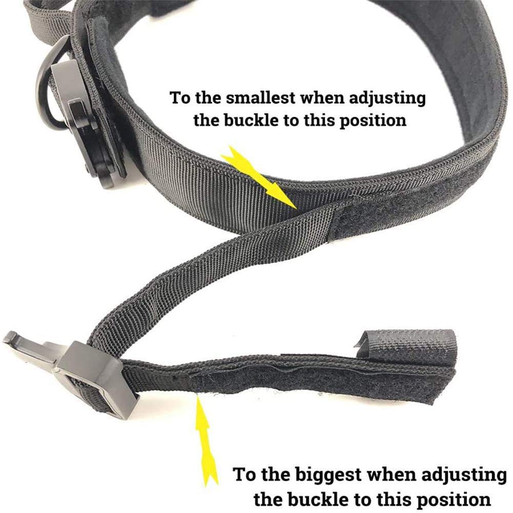 Xqpetlihai Collar Táctico con hebilla de metal y ajuste seguro para uso diario.