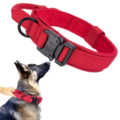 Xqpetlihai collar táctico en nylon 1000D, resistencia para uso diario.