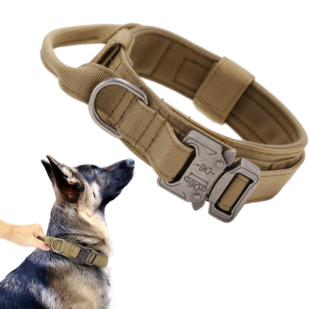 Xqpetlihai collar táctico de nylon 1000D, duradero para entrenamientos y paseos
