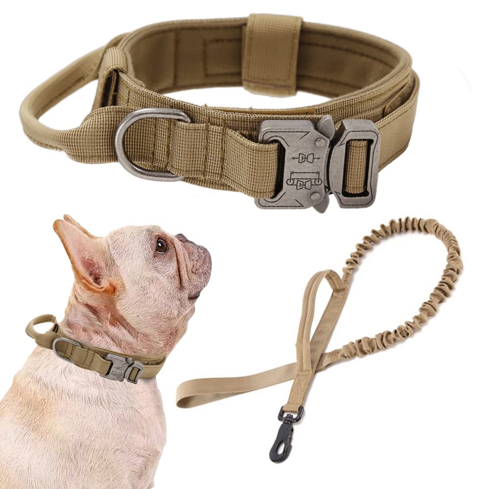 Xqpetlihai collar táctico en nylon 1000D para entrenamiento.