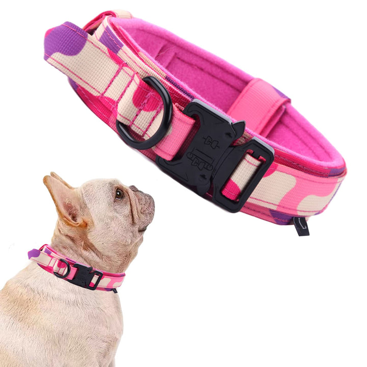 Xqpetlihai collar táctico en nylon 1000D para uso diario resistente.