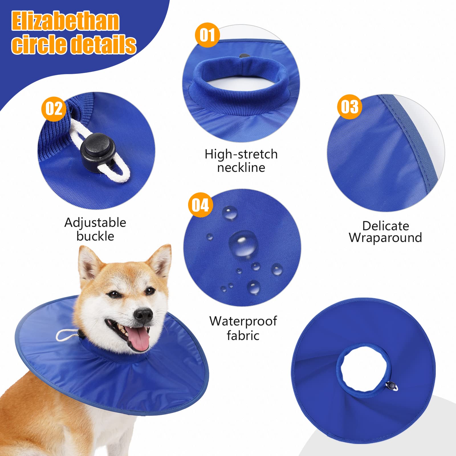 Xqpetlihai talla ajustable para perros medianos o grandes.