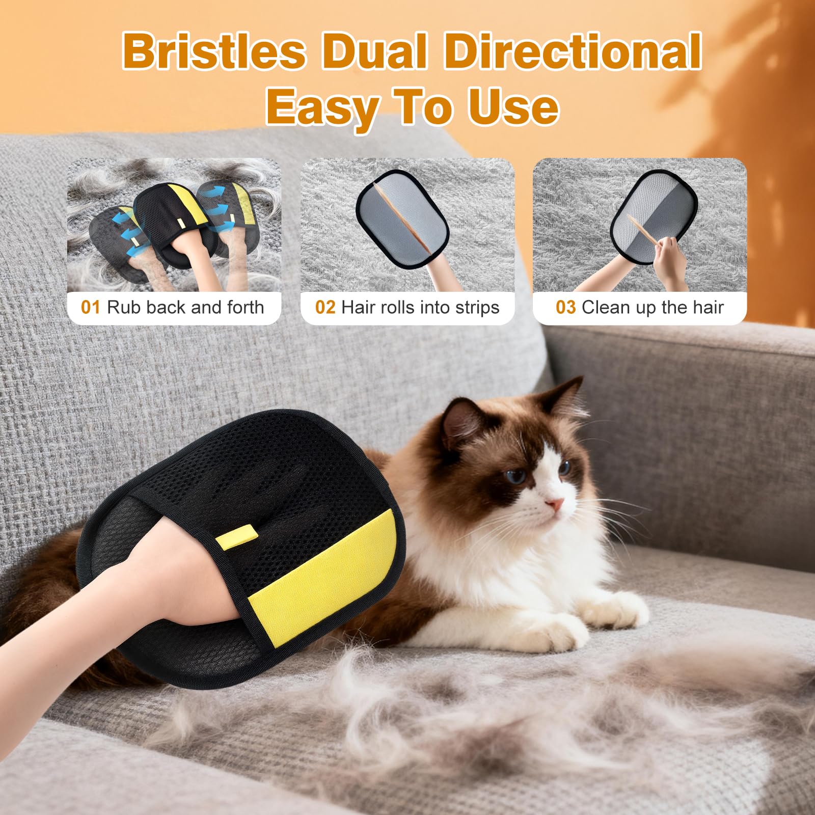 XSDLSSLY para ropa, pelos de mascotas removidos con comodidad.