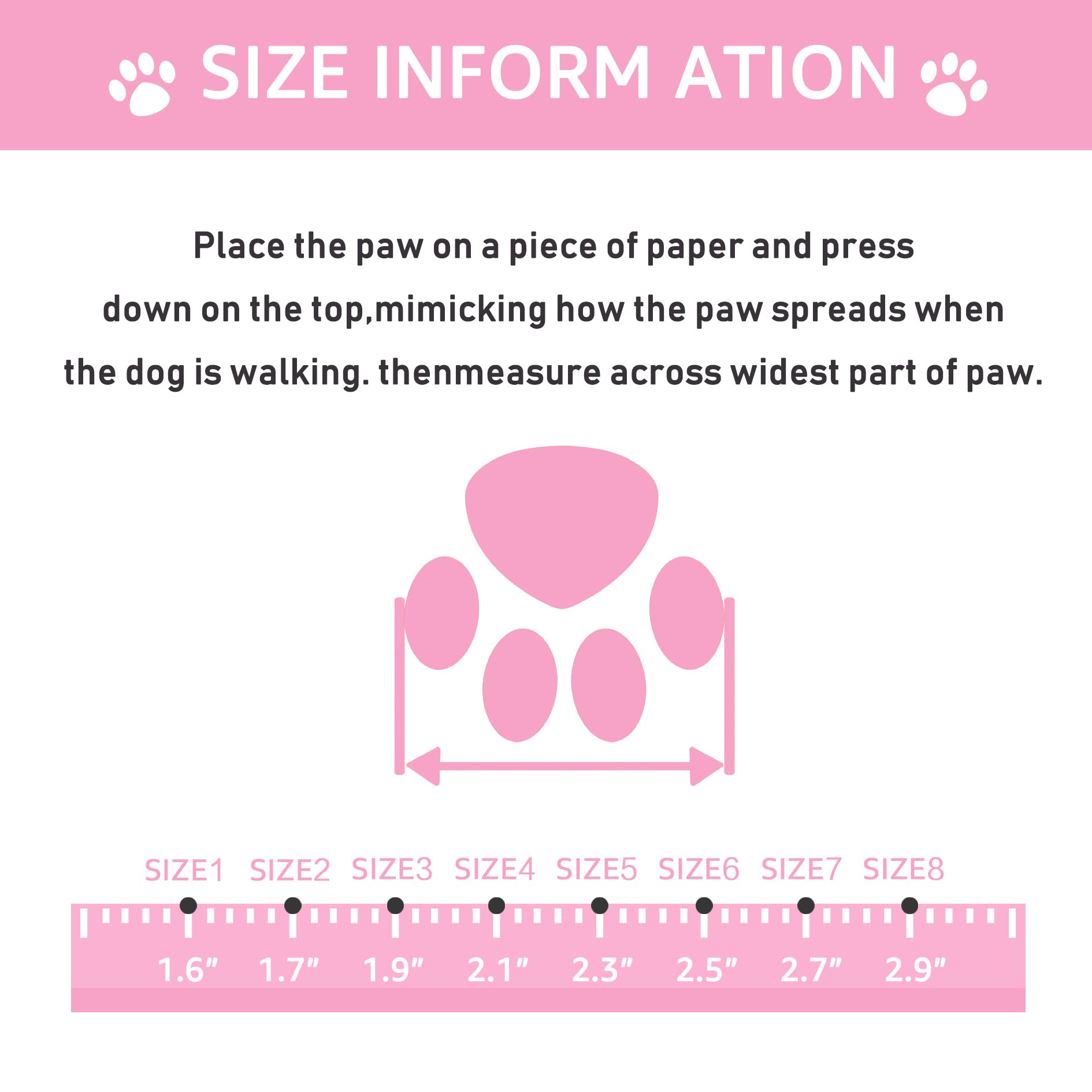 Botas XSY&G para perro rosa con correas reflectantes; mayor visibilidad nocturna.