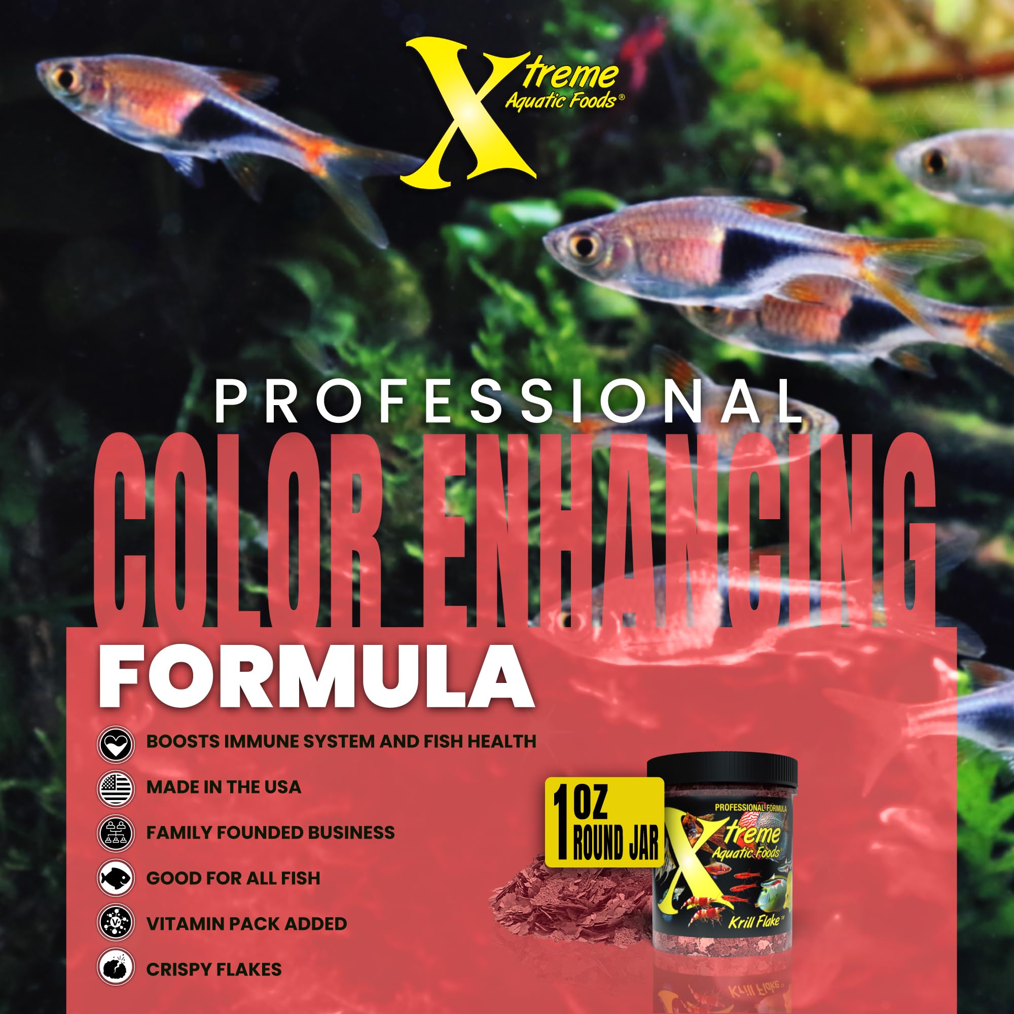 Xtreme Copos Kril: copos finos que favorecen la digestión suave.