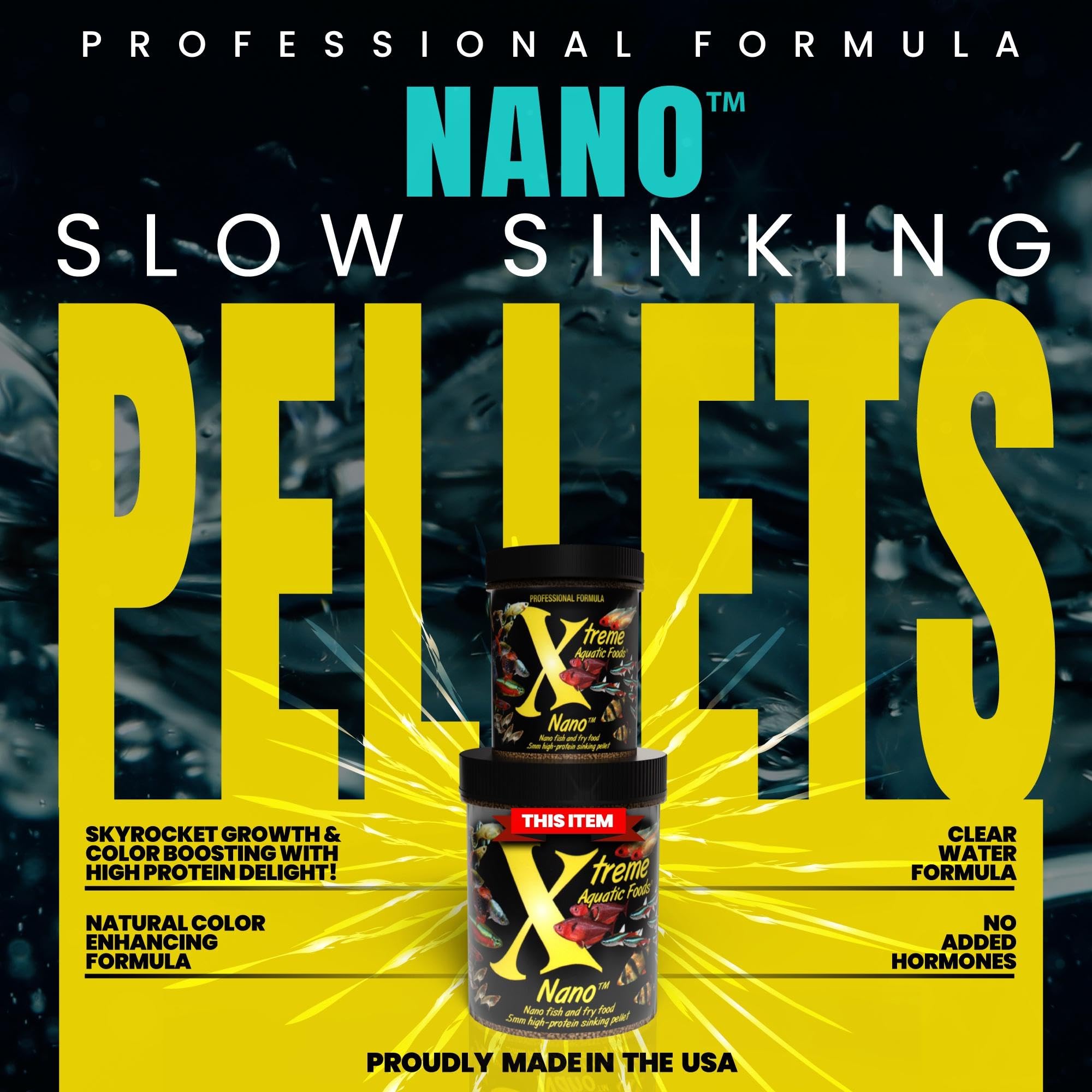 Xtreme Nano: colores vivos para peces nano gracias a la nutrición avanzada.