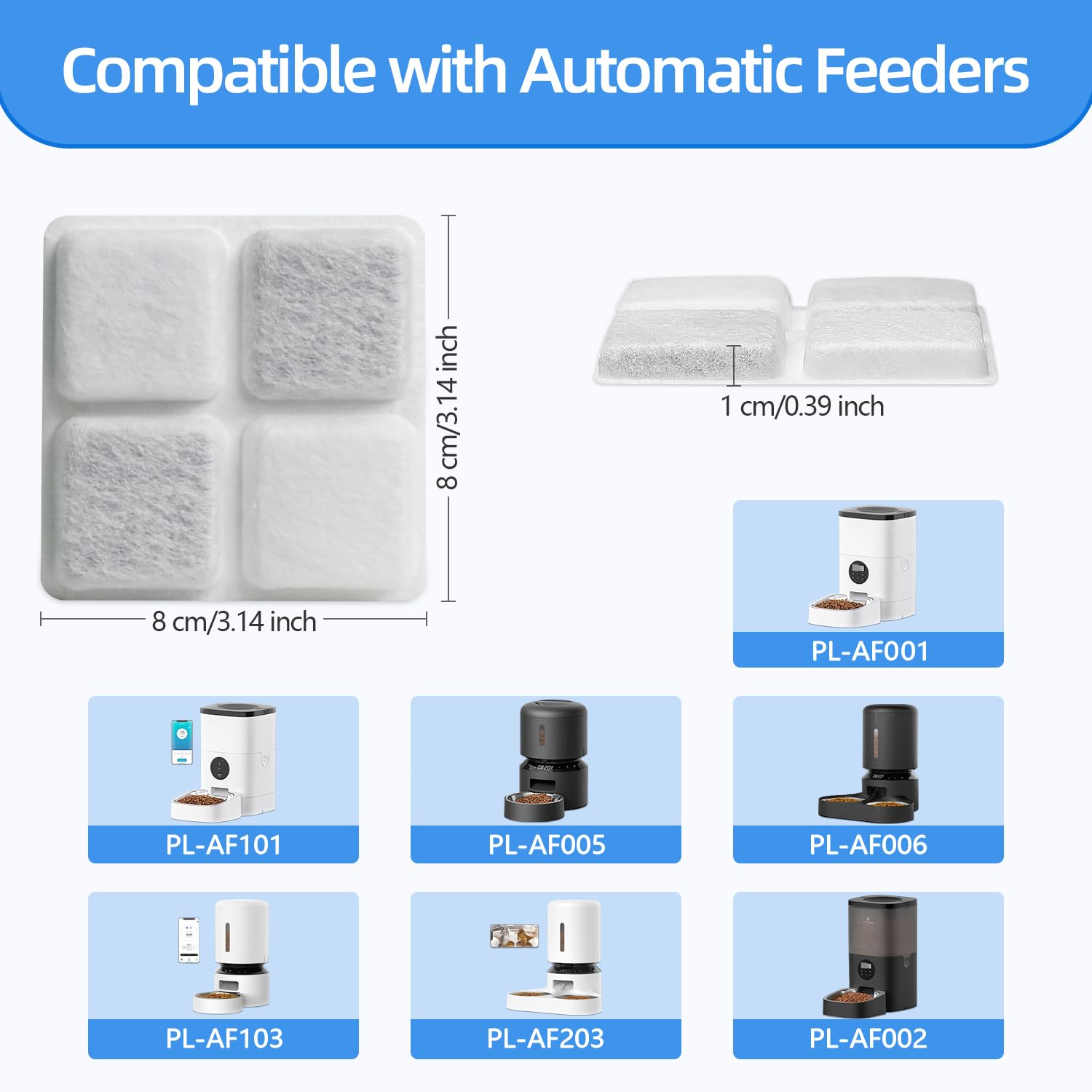 xuepett desecantes compatibles con Petlibro para alimentadores
