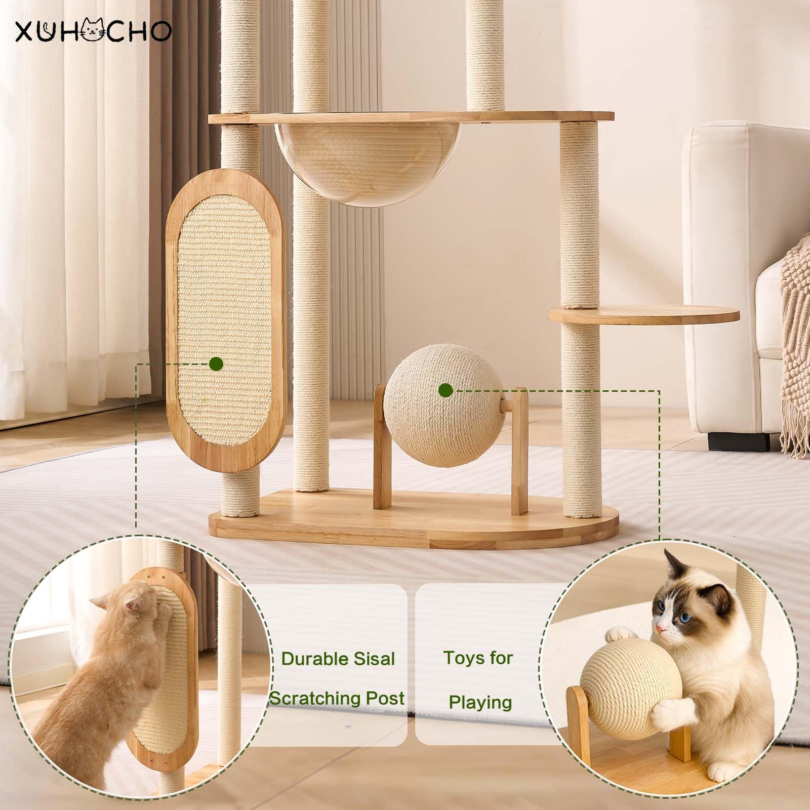 XUHOCHO conjunto de juego seguro y duradero para interiores