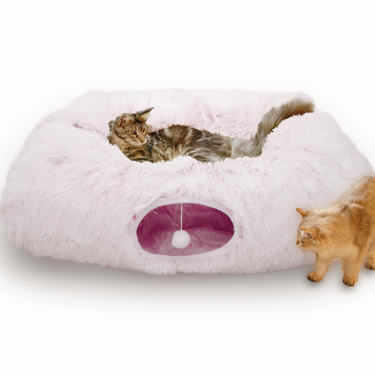 XxingSheep cama-túnel para gato con espacio amplio para estirarse y descansar