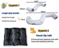 XxingSheep cuevas interiores con formas variadas para explorar y esconderse