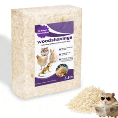 XXYOUPIN astillas aspen natural para cama de mascotas, suave y segura.