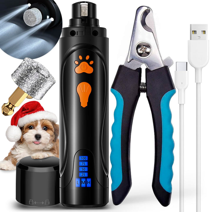 YABIFE: lima para uñas de perro con luz para mayor precisión.
