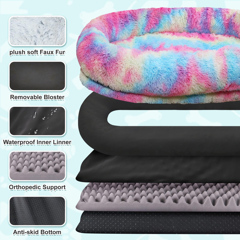 Yaem almohada gruesa de alta densidad para soporte cómodo.