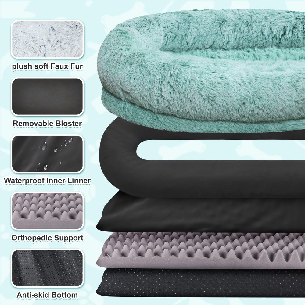 YAEM almohada gruesa de relleno de alta densidad para mayor comodidad