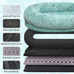 YAEM almohada gruesa de relleno de alta densidad para mayor comodidad
