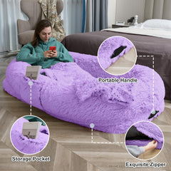 YAEM Cama Humana Perro funda desmontable para lavado fácil