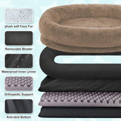 YAEM Cama gigante para leer o acurrucarse con mascotas y soporte estable